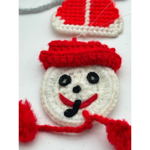 Vintage ornament lot homemade handmade grandma crochet hand knitted 70's 80's - Picture 9 of 16